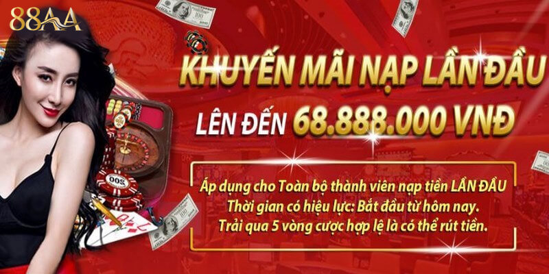 Thông tin về chương trình khuyến mãi 88AA tặng 5% chủ nhật